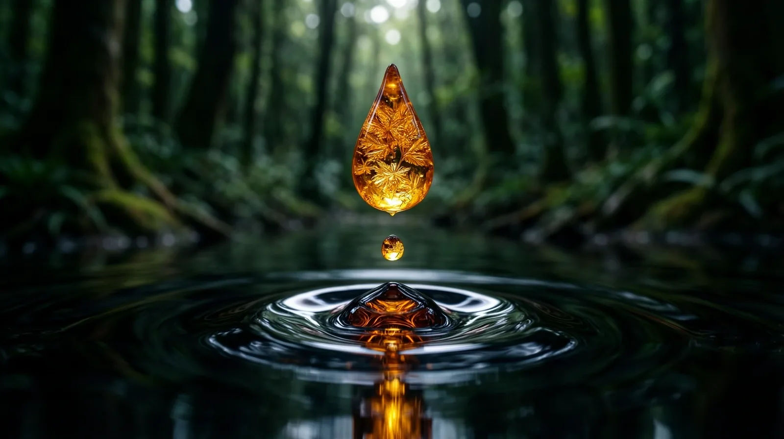 Botanical resin macro
